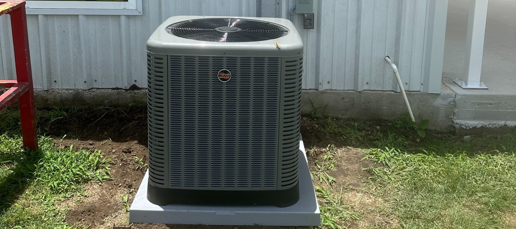 las installed rudd air conditioner